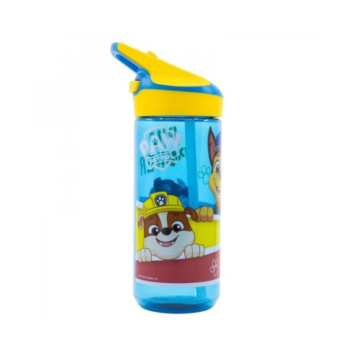 PATRULA PATA GARRAFA COM PALHINHA TRITAN 620 ML