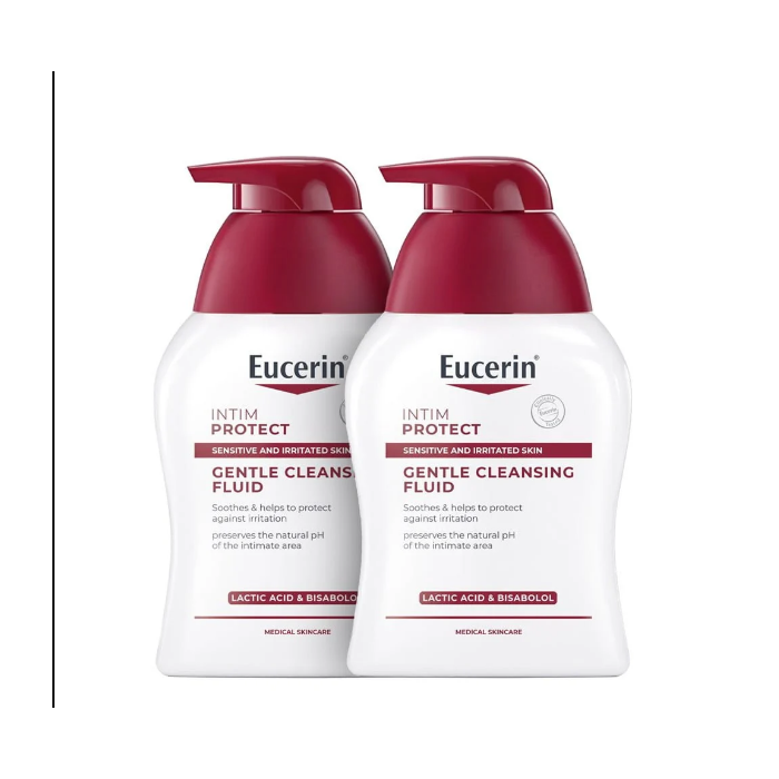 EUCERIN GEL HIGIENE ÍNTIMA 2 x 250 ml -50% 2º UNIDADE