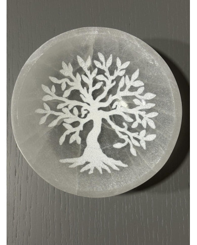 SELENITE TAÇA ÁRVORE DA VIDA
