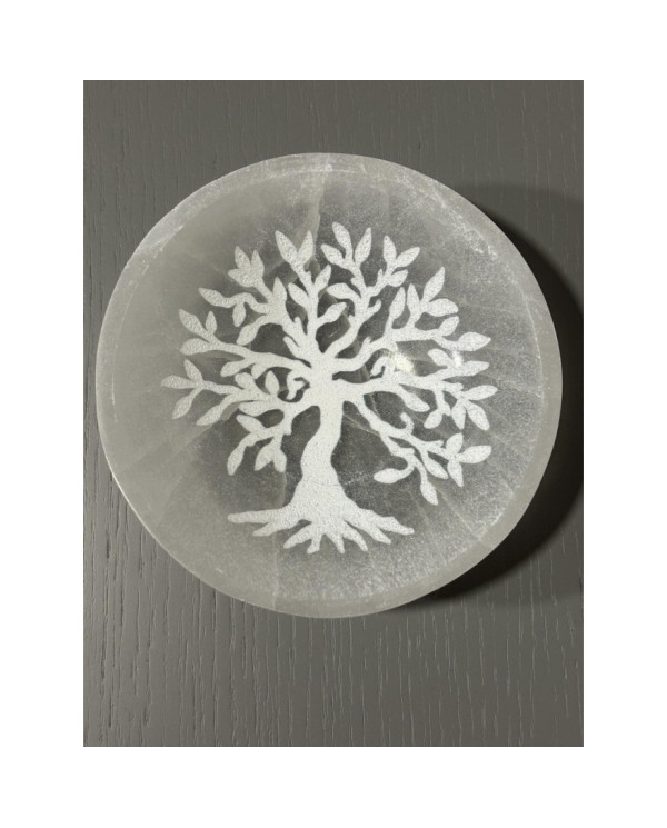 SELENITE TAÇA ÁRVORE DA VIDA