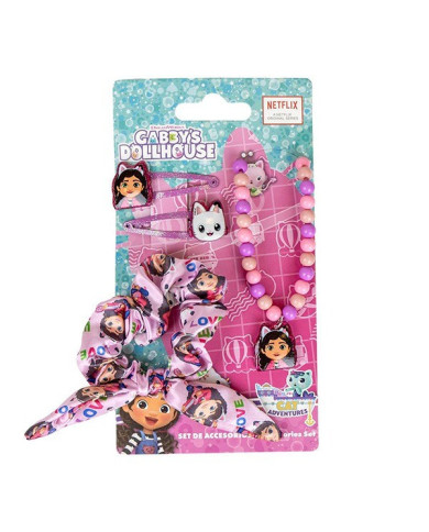 CASA DE BONECAS DA GABBY CONJUNTO ACESSÓRIOS 4 PEÇAS