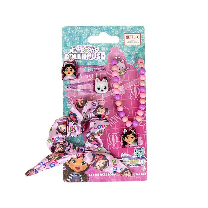 CASA DE BONECAS DA GABBY CONJUNTO ACESSÓRIOS 4 PEÇAS