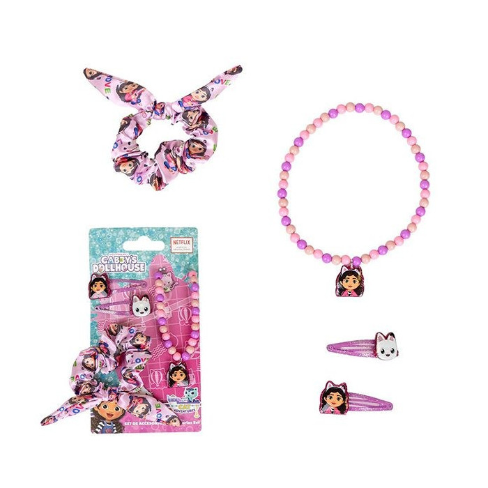 CASA DE BONECAS DA GABBY CONJUNTO ACESSÓRIOS 4 PEÇAS
