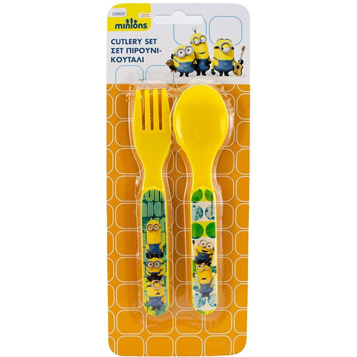 MINIONS CONJUNTO TALHERES 2UNID