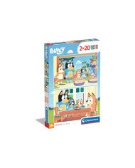 SUPER COLOR BLUEY PUZZLE 2X20