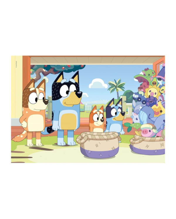 SUPER COLOR BLUEY PUZZLE 2X20