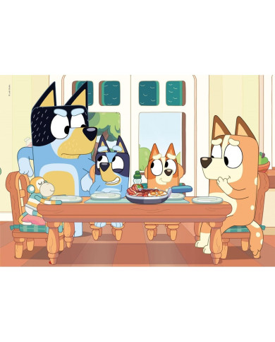 SUPER COLOR BLUEY PUZZLE 2X20