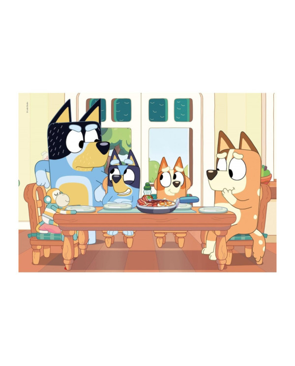 SUPER COLOR BLUEY PUZZLE 2X20