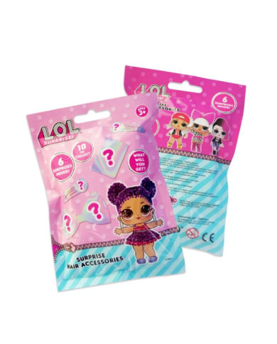 Bolsa sorpresa LOL Surprise con 6 accesorios para el cabello