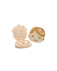 CAIXA PORTA DENTES MENINA ÂMBAR