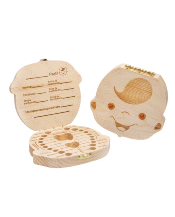 CAIXA PORTA DENTES MENINO ÂMBAR