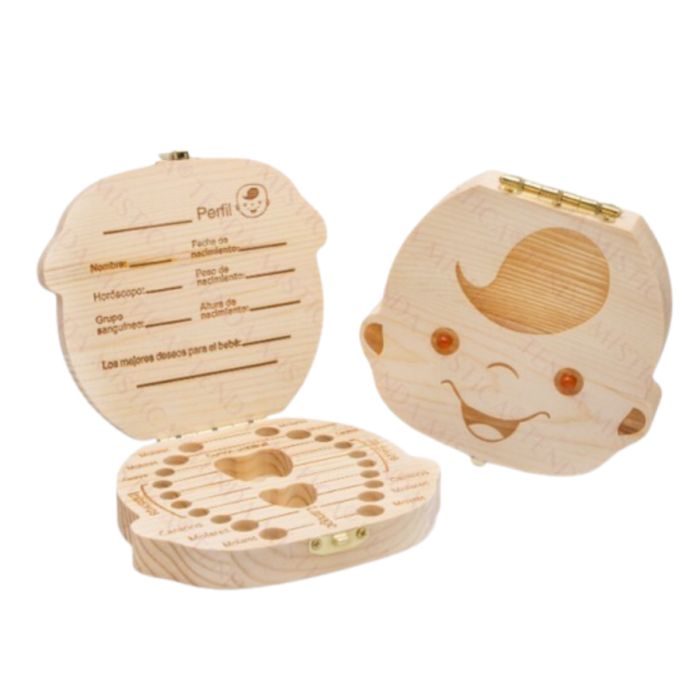 CAIXA PORTA DENTES MENINO ÂMBAR