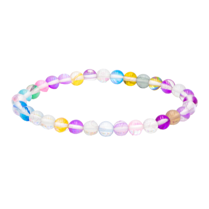 PULSEIRA OLHO DE GATO MULITICOLOR  6MM