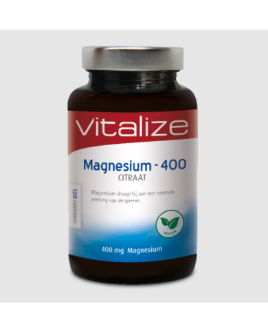 VITALIZE CITRATO DE MÁGNESIO 400 MG 120 COMPRIMIDOS