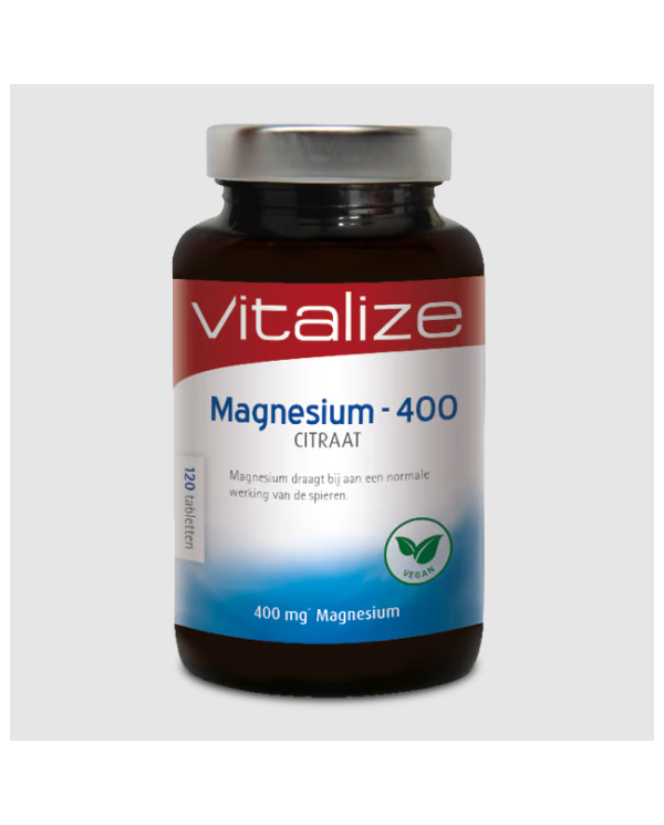 VITALIZE CITRATO DE MÁGNESIO 400 MG 120 COMPRIMIDOS