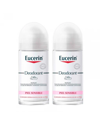EUCERIN ROLL-ON DESODORIZANTE 24H 2X50ML -50% 2º UNIDADE
