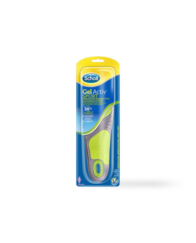 SCHOLL GEL ACTIV PALMILHAS SPORT MULHER 35.5-40.5 2 UNID