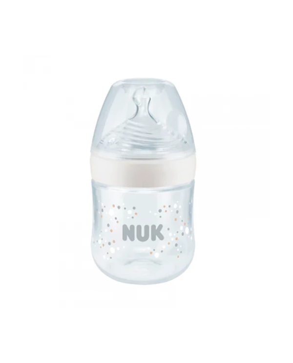 NUK NATURE SENSE BIBERÓN CRISTAL TETE SILICONA S BLANCO 120 ML