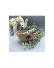 TAÇA MADEIRA RITUAIS ÁRVORE DA VIDA