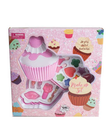 SET DE MAQUILLAJE DE CUPCAKES PARA NIÑOSDE 3 AÑOS EN ADELANTE