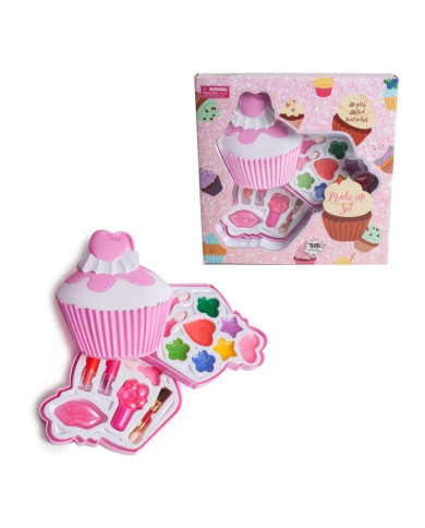 SET DE MAQUILLAJE DE CUPCAKES PARA NIÑOSDE 3 AÑOS EN ADELANTE