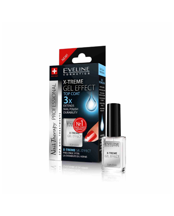 EVELINE NAIL THERAPY  TOP COAT EFEITO GEL 12 ML