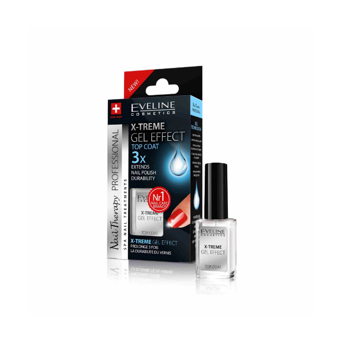 EVELINE NAIL THERAPY  TOP COAT EFEITO GEL 12 ML