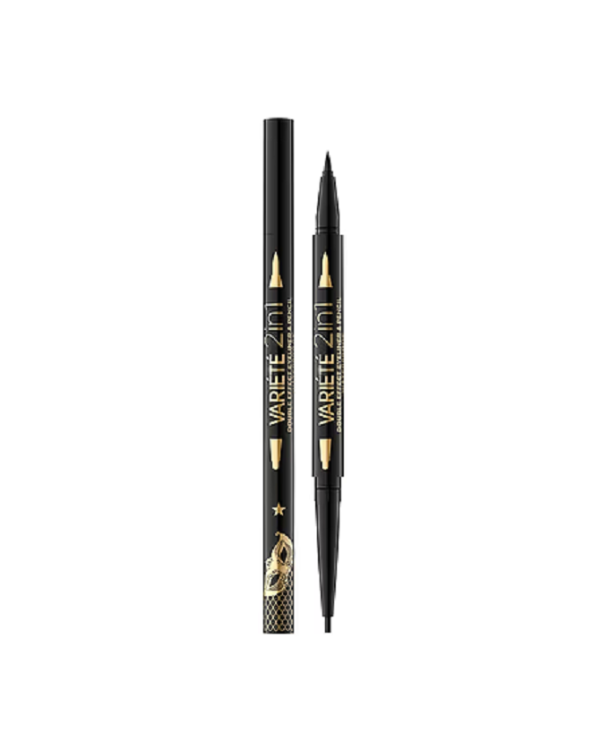 EVELINE VARIÉTÉ EYELINER DUPLO EFEITO PRETO