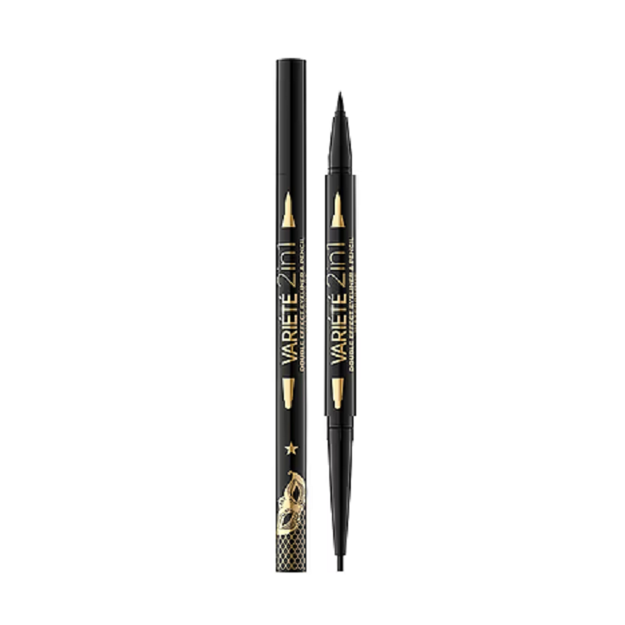 EVELINE VARIÉTÉ EYELINER DUPLO EFEITO PRETO