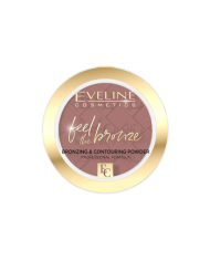 EVELINE FEEL THE BRONZE PÓ BRONZEADOR E CONTORNO 02 CHOCOLATE CAKE 4G