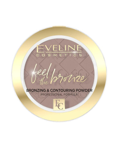 EVELINE FEEL THE BRONZE PÓ BRONZEADOR E CONTORNO 01 MILKY WAY 4G