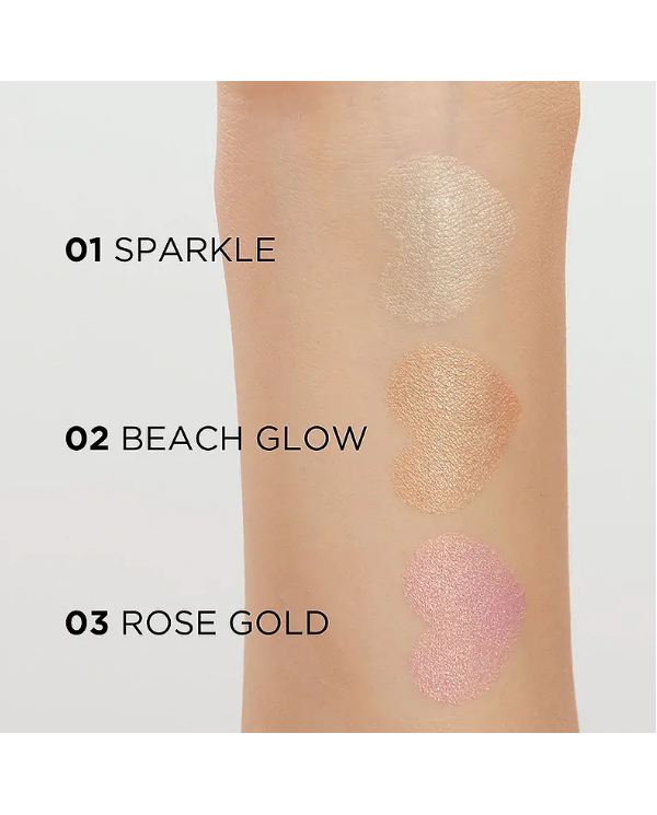 EVELINE FEEL THE GLOW ILUMINADOR 01 SPARKLE 4,5G