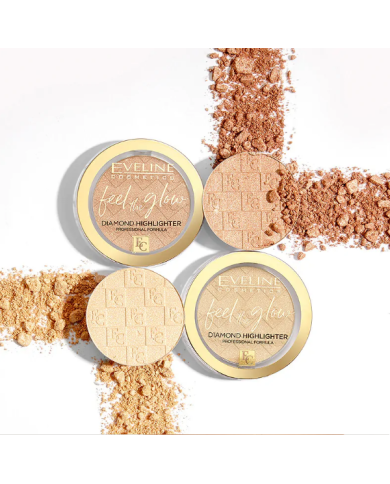 EVELINE FEEL THE GLOW ILUMINADOR 01 SPARKLE 4,5G