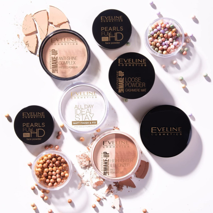 EVELINE ART-MAKEUP PÓ MINERAL MATIFICANTE COM SEDA Nº 30 14G