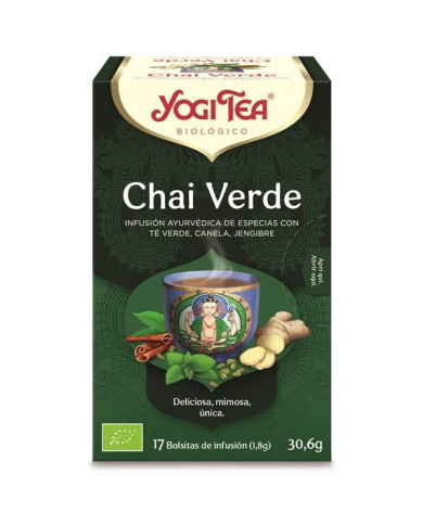 YOGI TEA CHAI VERDE CHÁ 17 SAQUETAS