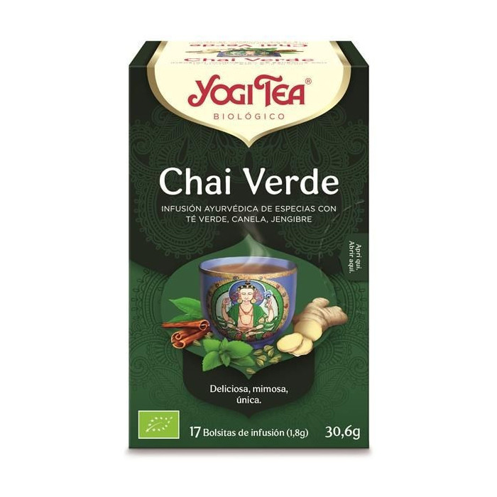 YOGI TEA CHAI VERDE CHÁ 17 SAQUETAS