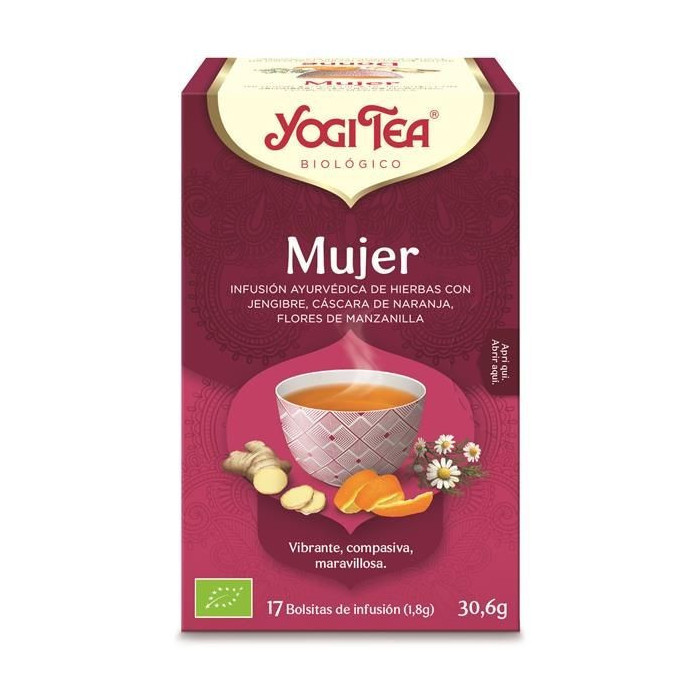 YOGI TEA MULHER CHÁ 17 SAQUETAS