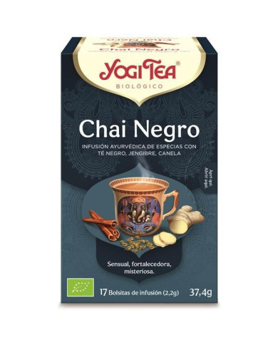 YOGI TEA CHAI NEGRO CHÁ 17 SAQUETAS