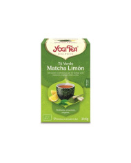 YOGI TEA  CHÁ VERDE BIO MATCHA LIMÃO 17 SAQUETAS