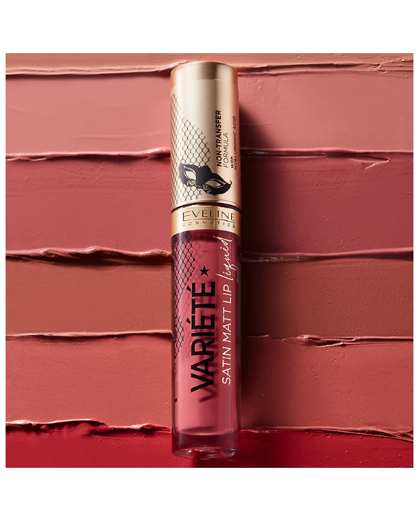 EVELINE VARIÉTÉ SATIN BATOM LÍQUIDO MATE NR 04 4.5ML
