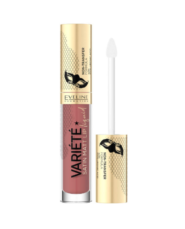 EVELINE VARIÉTÉ SATIN BATOM LÍQUIDO MATE NR 04 4.5ML