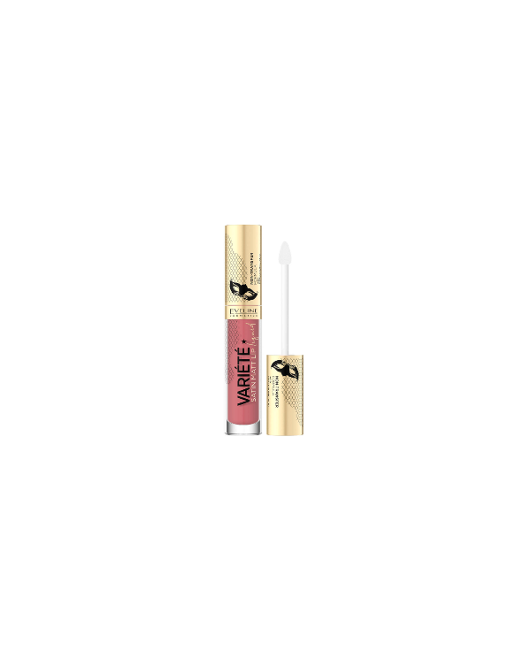 EVELINE VARIÉTÉ SATIN BATOM LÍQUIDO MATE NR 05 PEACH MOUSSE 4.5ML