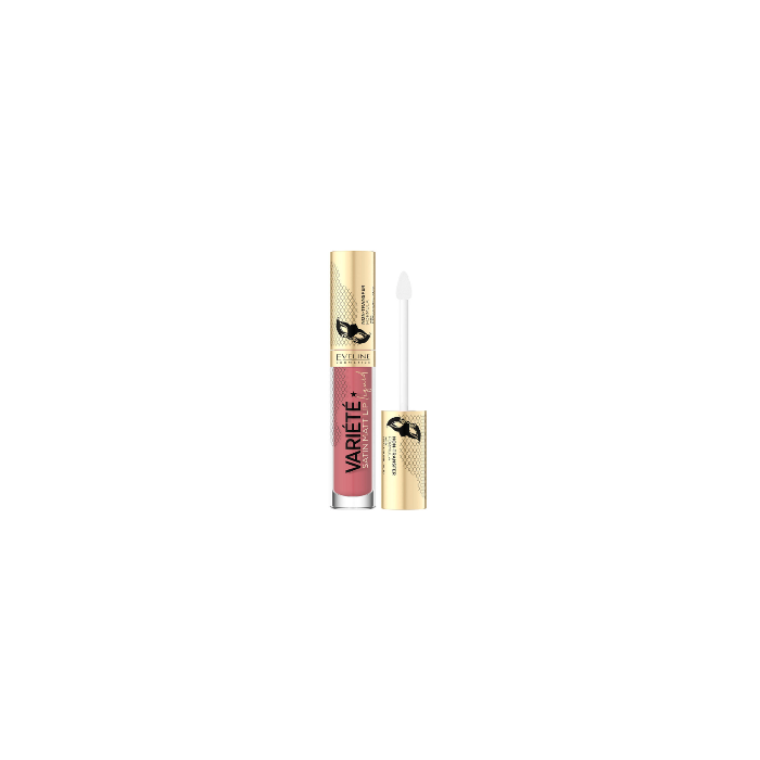 EVELINE VARIÉTÉ SATIN BATOM LÍQUIDO MATE NR 05 PEACH MOUSSE 4.5ML
