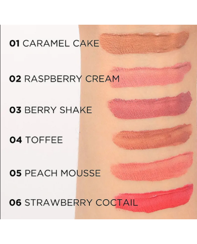 EVELINE VARIÉTÉ SATIN BATOM LÍQUIDO MATE NR 06 STRAWBERRY COCKTAIL 4.5ML