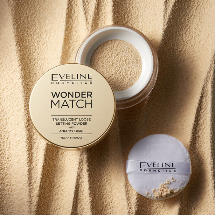 EVELINE WONDER MATCH PÓ TRANSLUCIDO COM PÓ AMESTISTA 6G