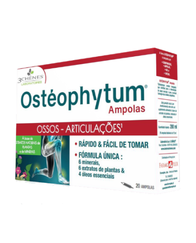 OSTEOPHYTUM ARTICULAÇÕES 20 AMPOLAS BEBIVEIS DE 10ML