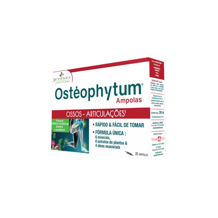 OSTEOPHYTUM ARTICULAÇÕES 20 AMPOLAS BEBIVEIS DE 10ML