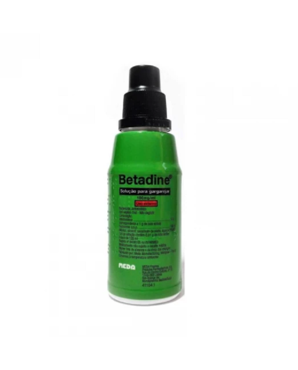 BETADINE SOLUÇÃO PARA GARGAREJAR 100MG/ML 125 ML