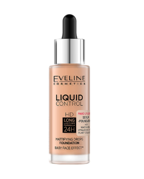 EVELINE LIQUID CONTROL BASE SÉRUM NR 55 HONEY 32 ML