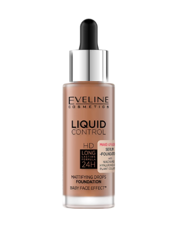 EVELINE LIQUID CONTROL BASE SÉRUM NR 65 TOFFE 32 ML